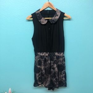 Alice + Olivia Black Romper